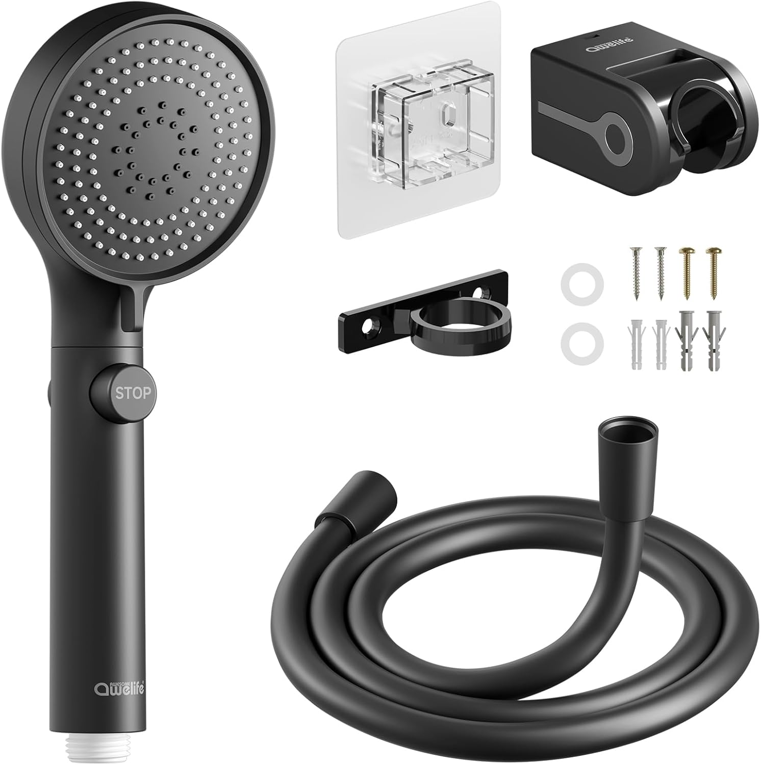 RV Shower Head with Hose