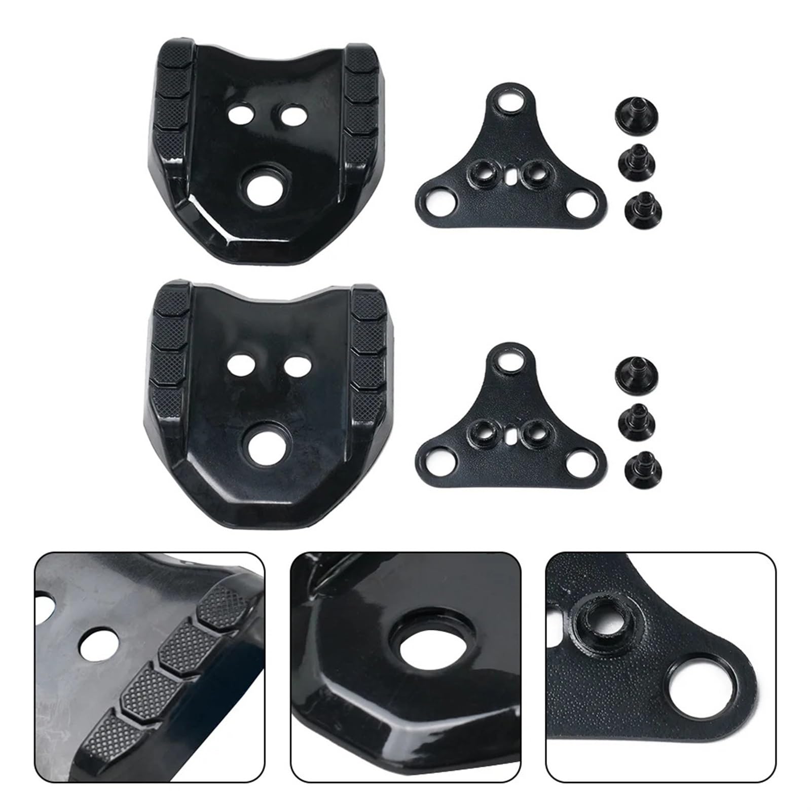 Piastra per Lucchetto per Bicicletta MTB/da Strada/Bicicletta Adattatore per Scarpe SPD Tacchetta per/S/h/i/m/a/n/o/- H51/SH56 Supporto stabilizzatore Antiscivolo per Bicicletta
