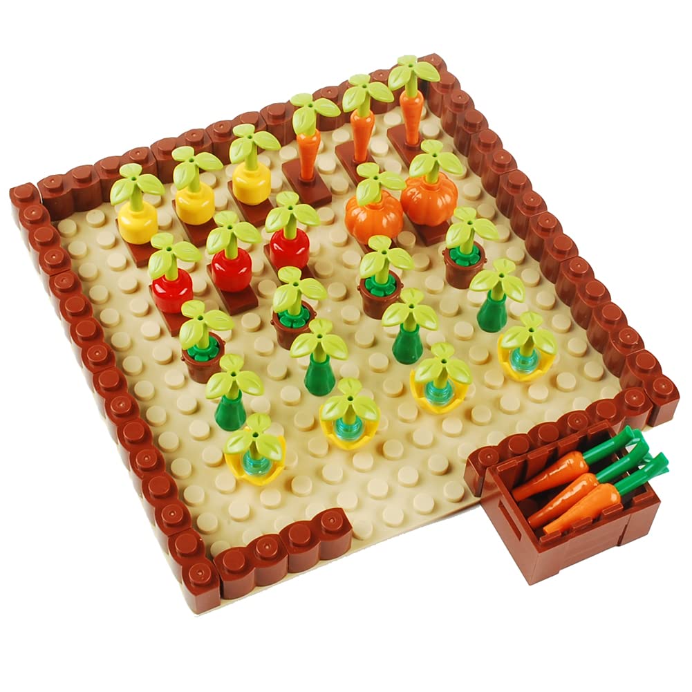 Snapklik.com : Farm Field Set Building Blocks Plant Animal Crops ...