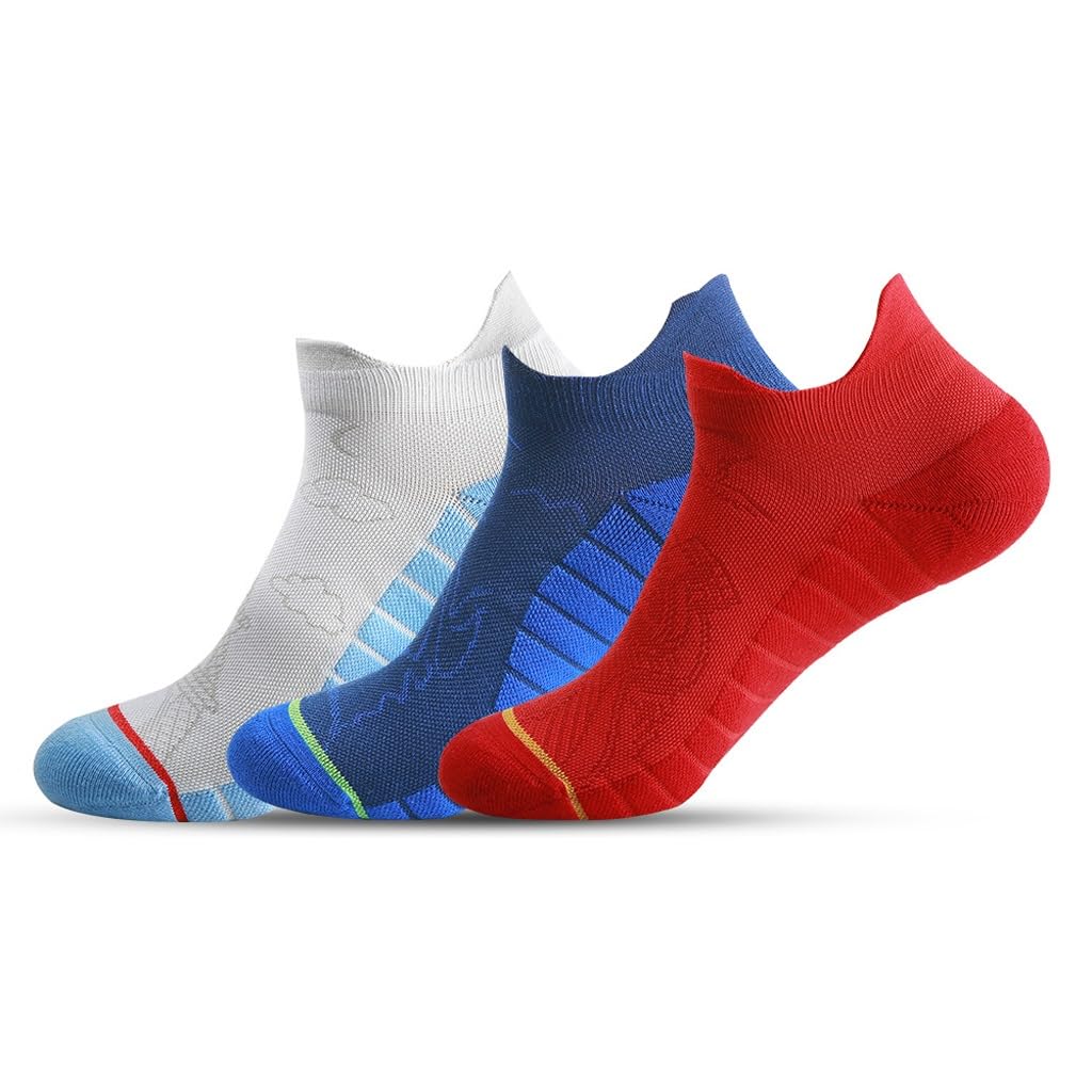Chaussettes de course de marathon anti ampoules avec semelle épaisse