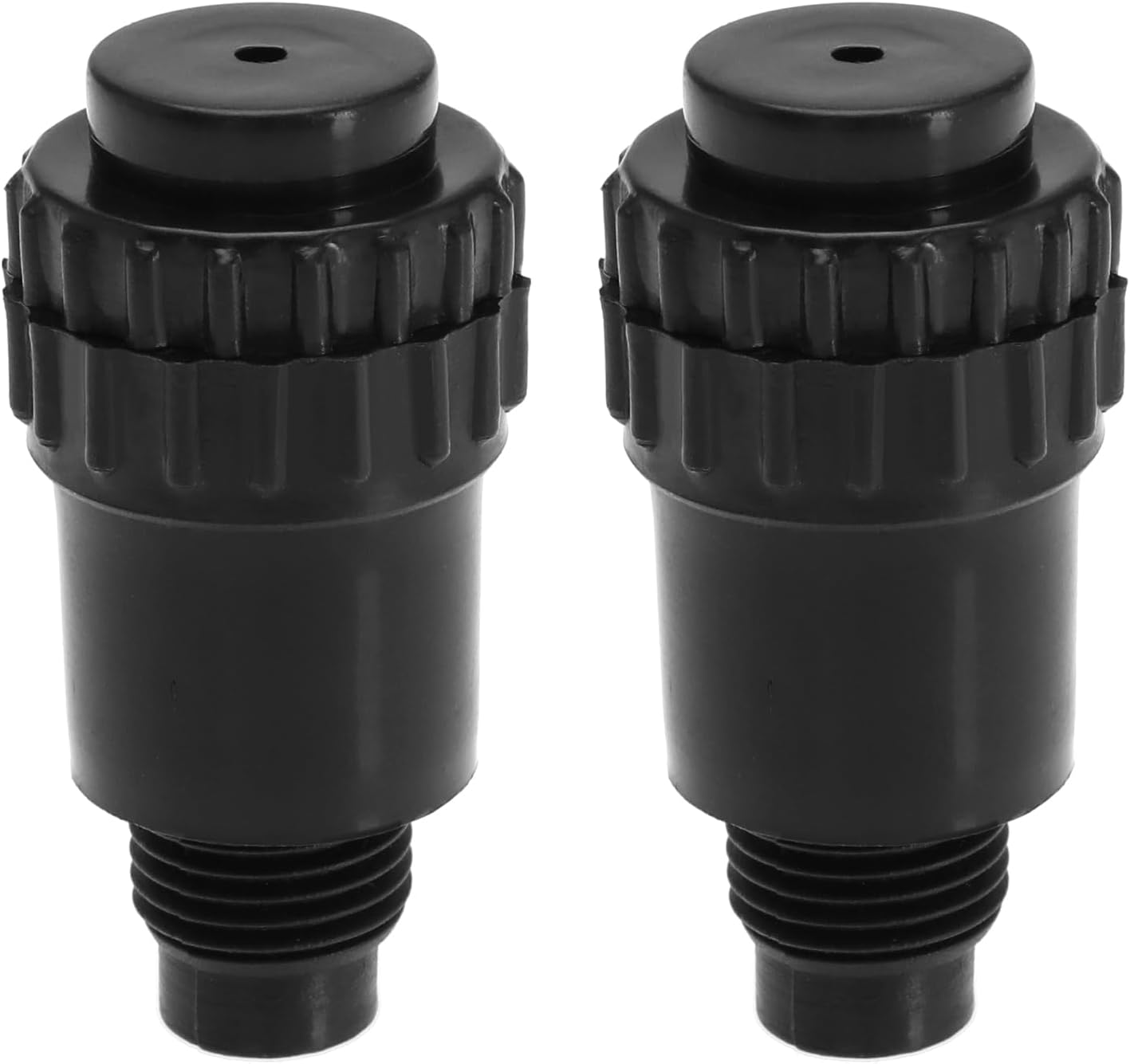 2pcs 16mm External Thread Oil Plug Connector Compressor Oil Plug Connector Accessory Suitable for Air Compressors Plastic Black