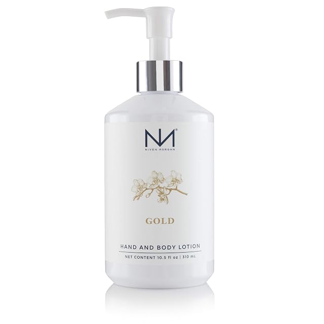 Niven Morgan - Gold Hand and Body Lotion 10 5oz
