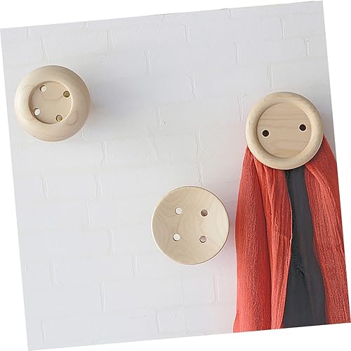 Miniatura 4 de EXCEART Gancho para colgar abrigos, hecho a mano, gancho para colgar en la pared, ganchos para colgar en la pared, gancho de madera creativa,