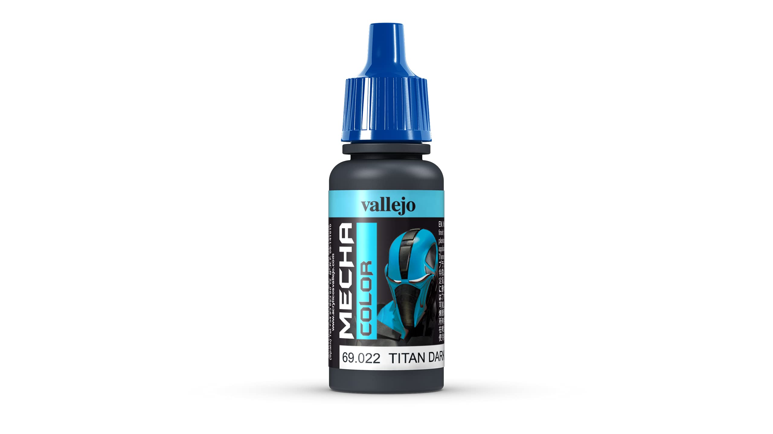 Vallejo 17 ml "AV Mecha Color" Acrylic Airbrush Colour - Titan Dark Blue, 17 ml (Pack of 1)