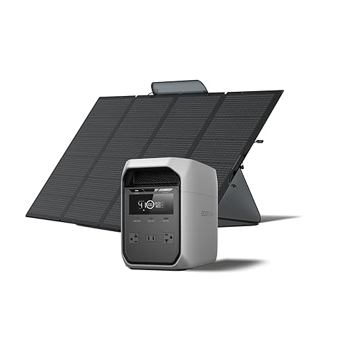 Miniatura 10 de EF ECOFLOW - Estación de energía portátil DELTA 2, batería de 1024 Wh LiFePO4 (LFP), salida de 1800 W AC/100 W USB-C, panel solar opcional