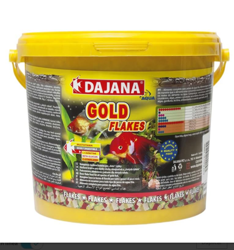 Alimento Gold Escamas Dajana 1kg: Nutrición Premium para Peces Dorados