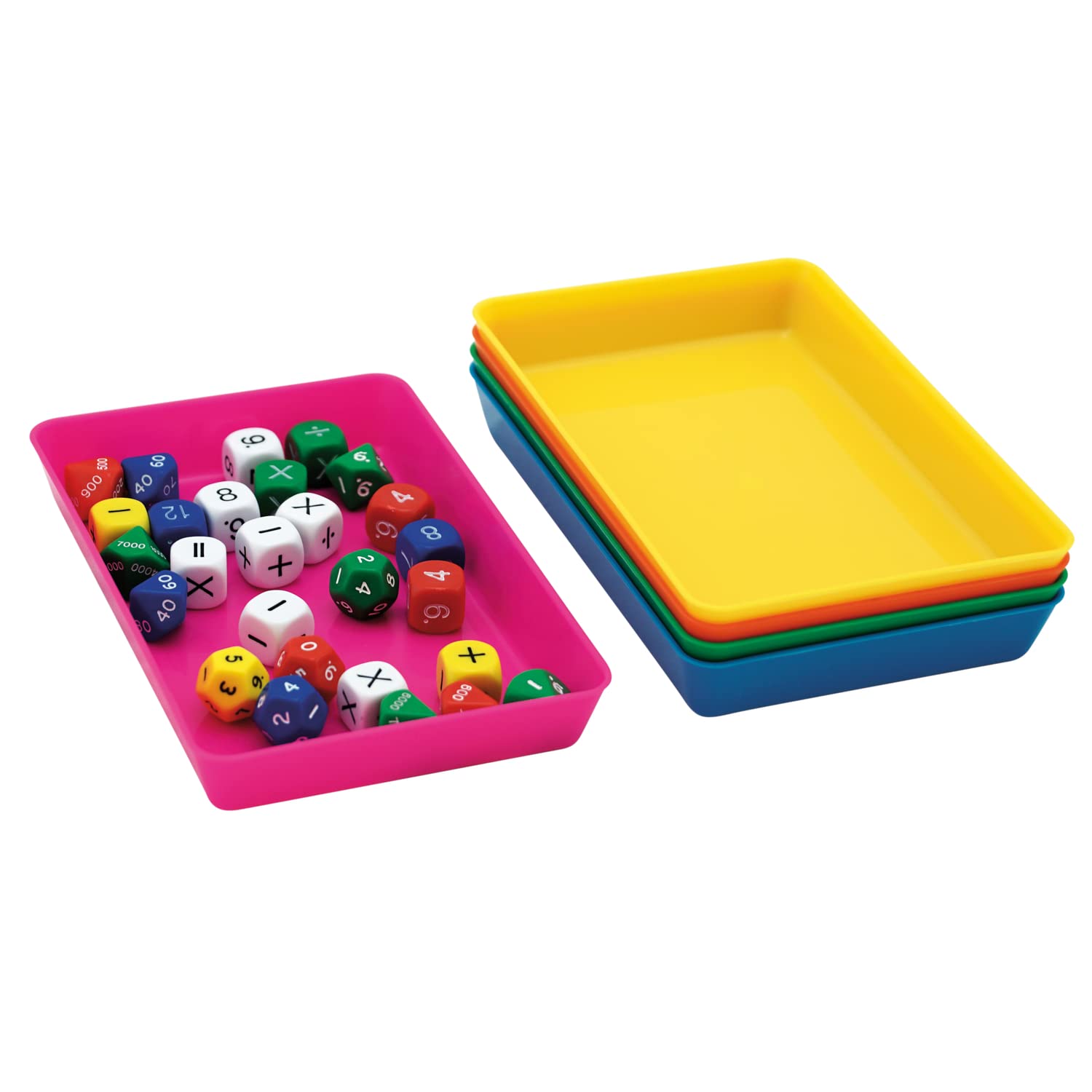 EDUPLAY 120757 Lot de 5 bols en matière L 18,5 x 12,5 x 3 cm