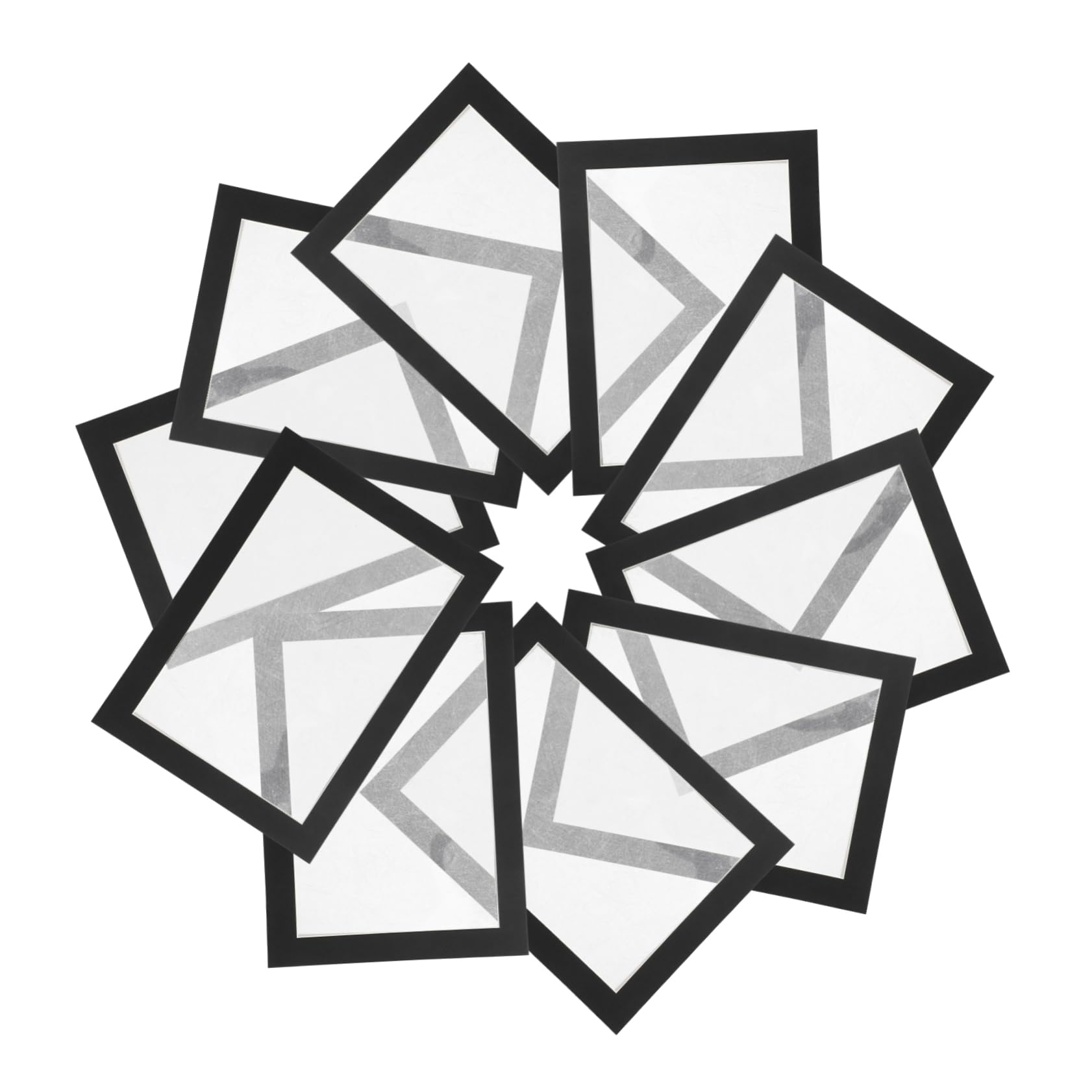 Alipis 12pcs Card Photo Frames for Kids Art Storage Frames Lightweight and Versatile for Children