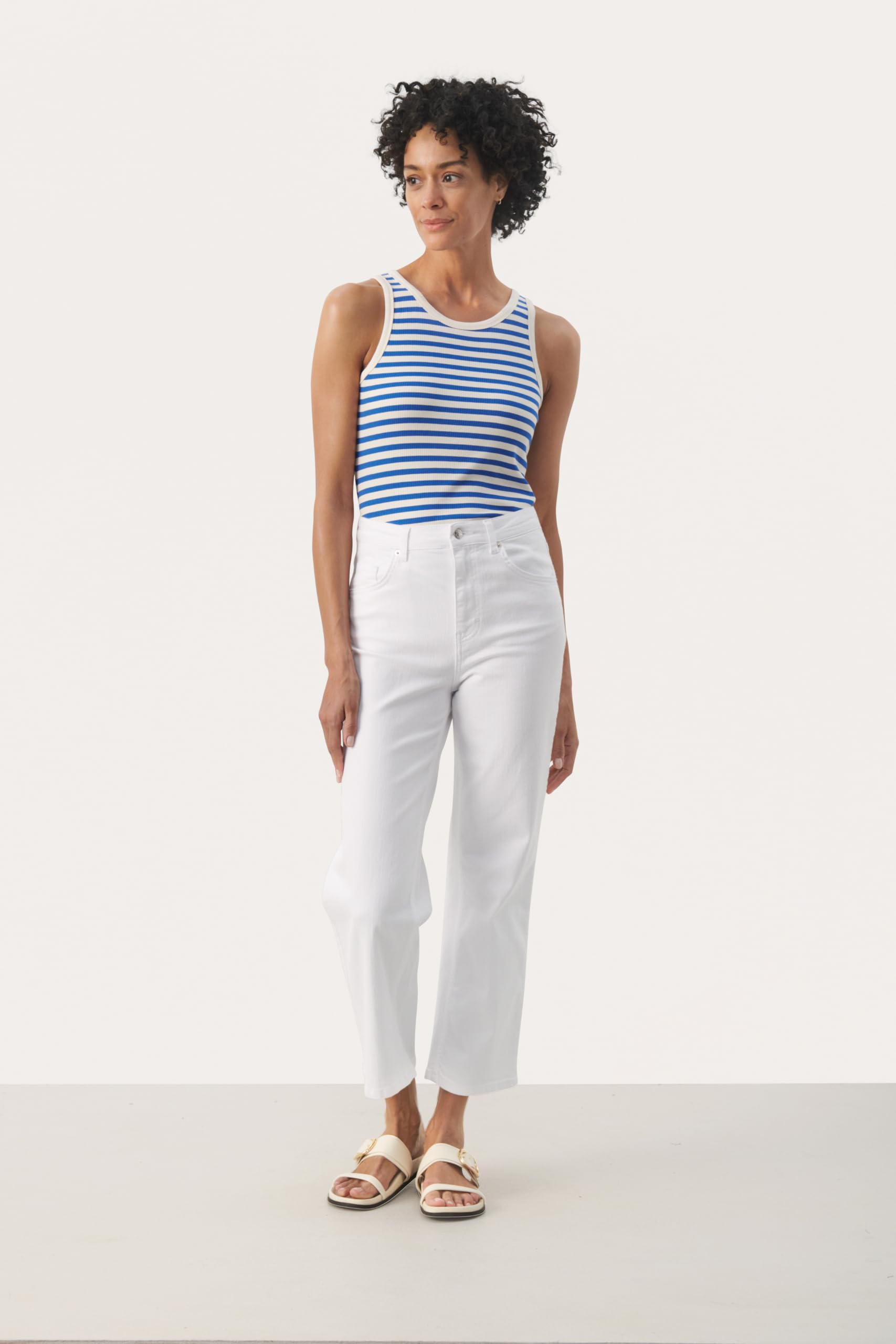 Part Two Women's Jeans High-Waisted Straight Legs Ankle Length Regular Fit Mujer