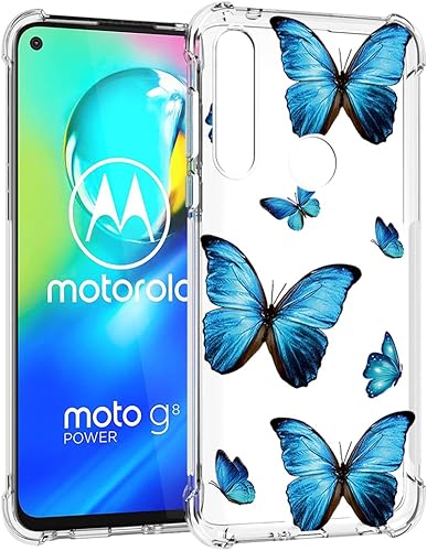 Miniatura 3 de Funda para Moto G Power 2020, XT2041DL Linda funda, transparente y flexible parachoques TPU de goma suave funda de silicona para Motorola Moto G