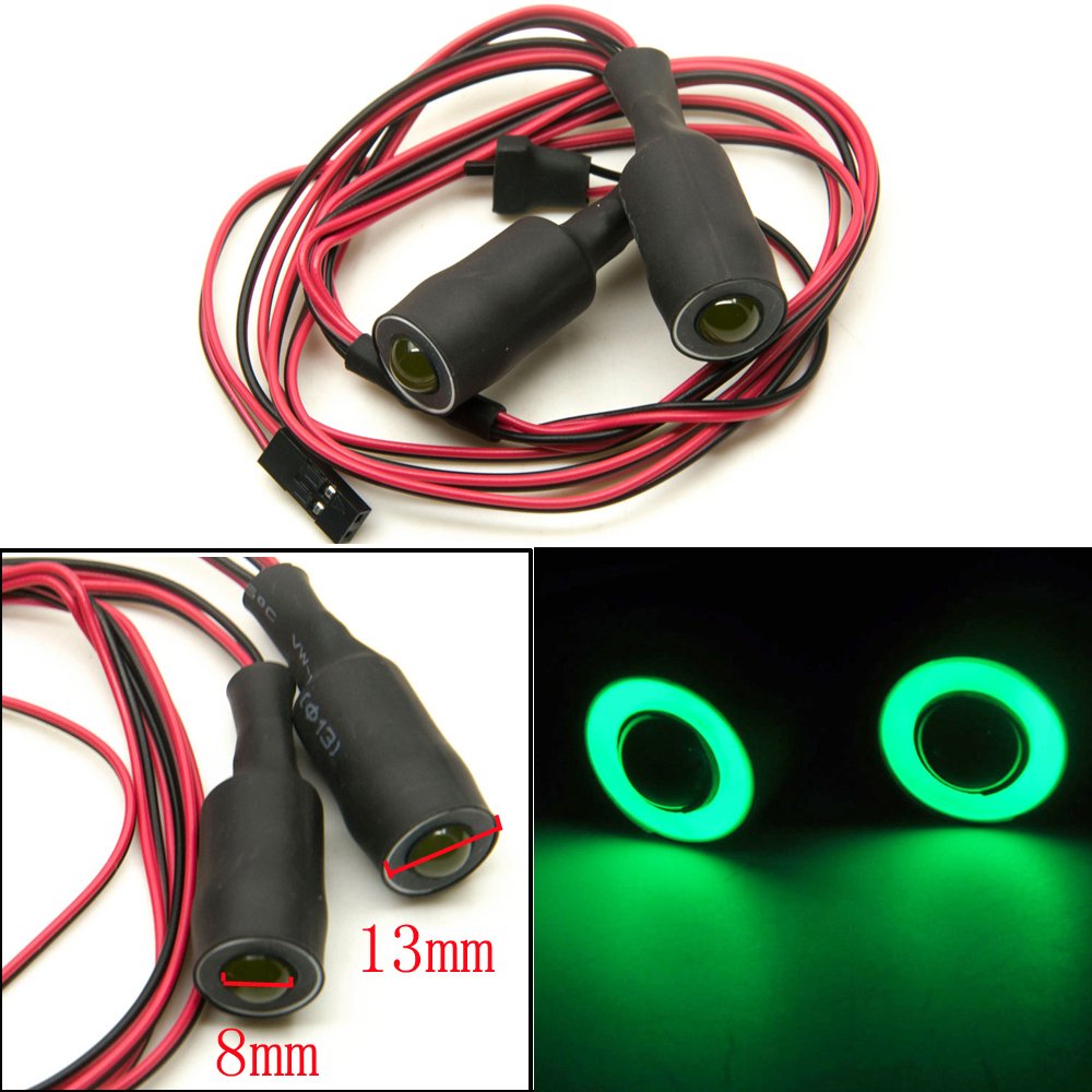 1-10 Échelle Rc Rampe Voiture Toit Barre Lumineuse Projecteurs Adaptés