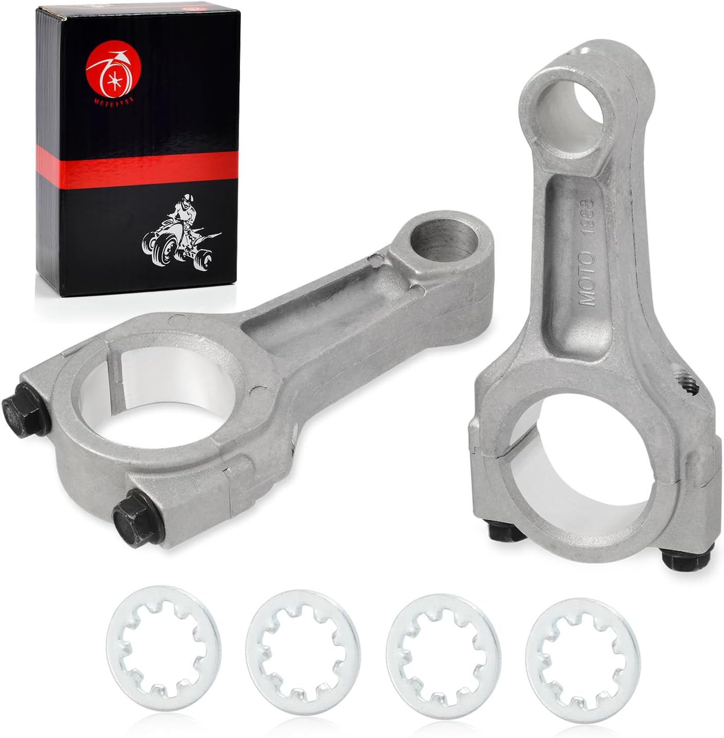 2x Connecting Rod For EZGO Golf Cart Fuji Robin Engine 295cc 350cc 1991-2008 26606-G01