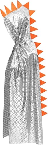 HKSICHENGKEJI Capa de dinosaurio con capucha de dragón, disfraz de Halloween, disfraz de capa elegante, regalo de cumpleaños, recuerdo de fiesta