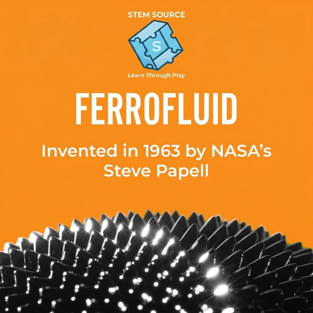 FerroFluid Display Toy Bottle – Dancing Magnetic Fluid STEM Toy