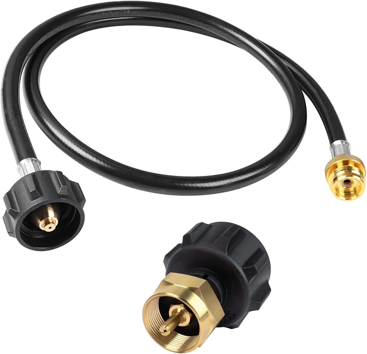 GASPRO Propane Refill Adapter, and 4FT Propane Hose