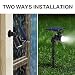 Lamparas Solares 800 Lumens Ultra Potente 8 LED Apliques de Pared, 4...