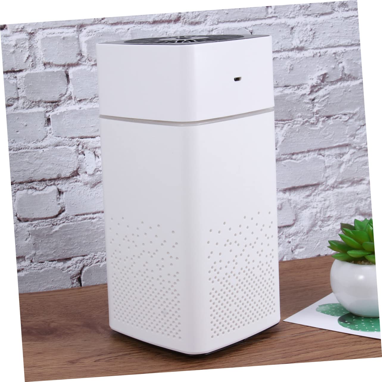 Umidificatore Silenzioso USB Bianco 1l in Plastica per Casa | Vapore Ultra Fine, Rimuove gli Odori Sgradevoli, Uso Ufficio e Ambiente Domestico