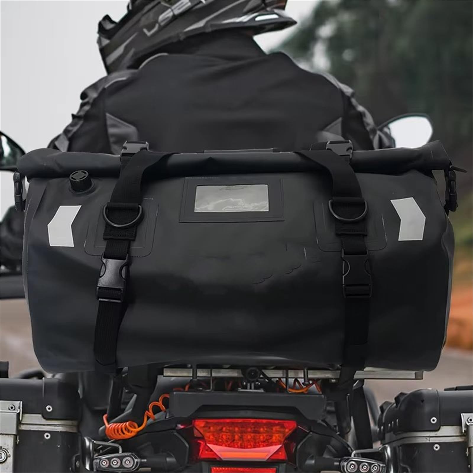 Moto Sacoche Selle Sacoche Arrière Étanche Pour Moto Sac De Voyage À Dos Pour Bagages Secs En Plein Air Selle Pour