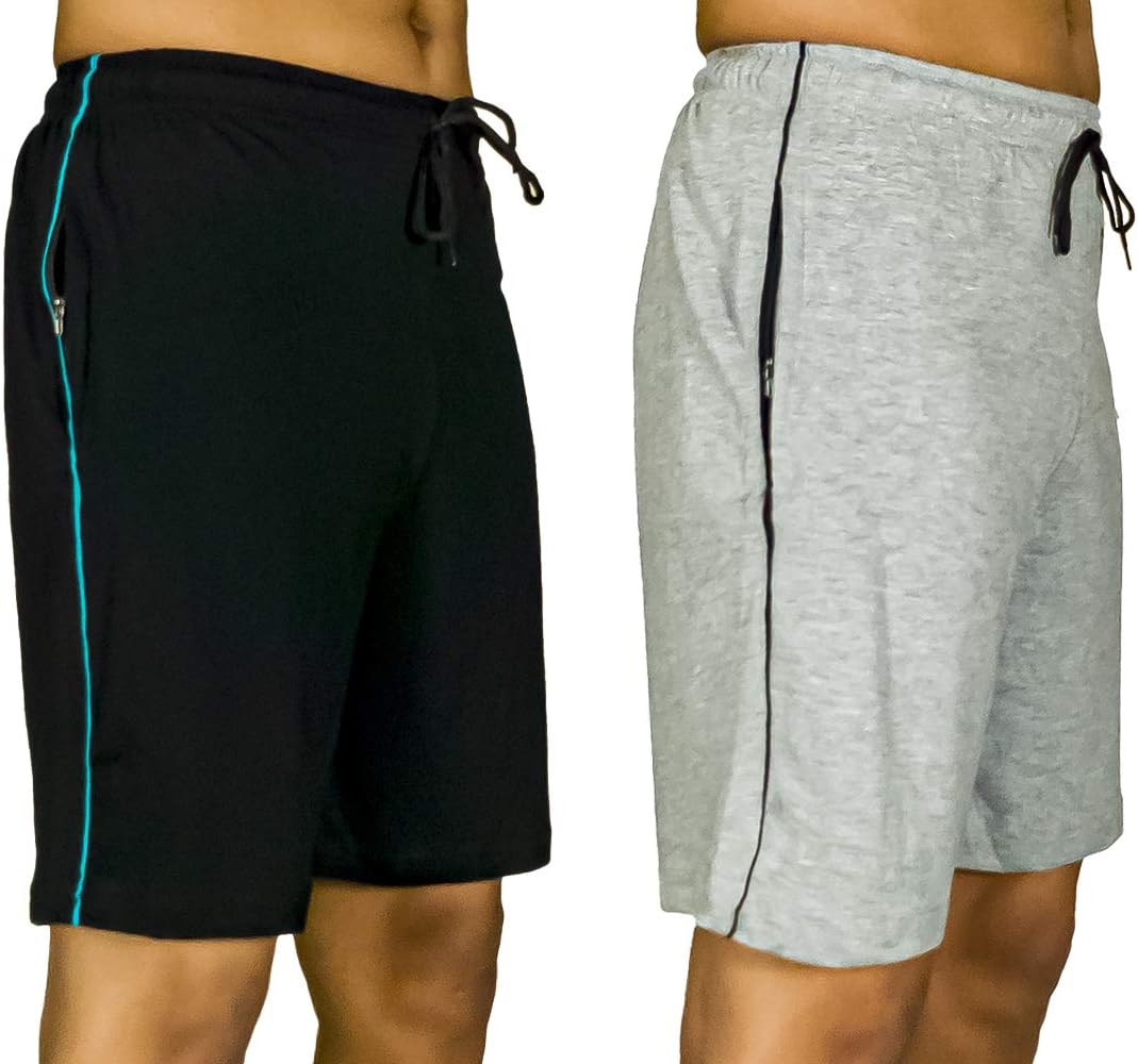 Men's Regular Fit Shorts with Zip Pocket