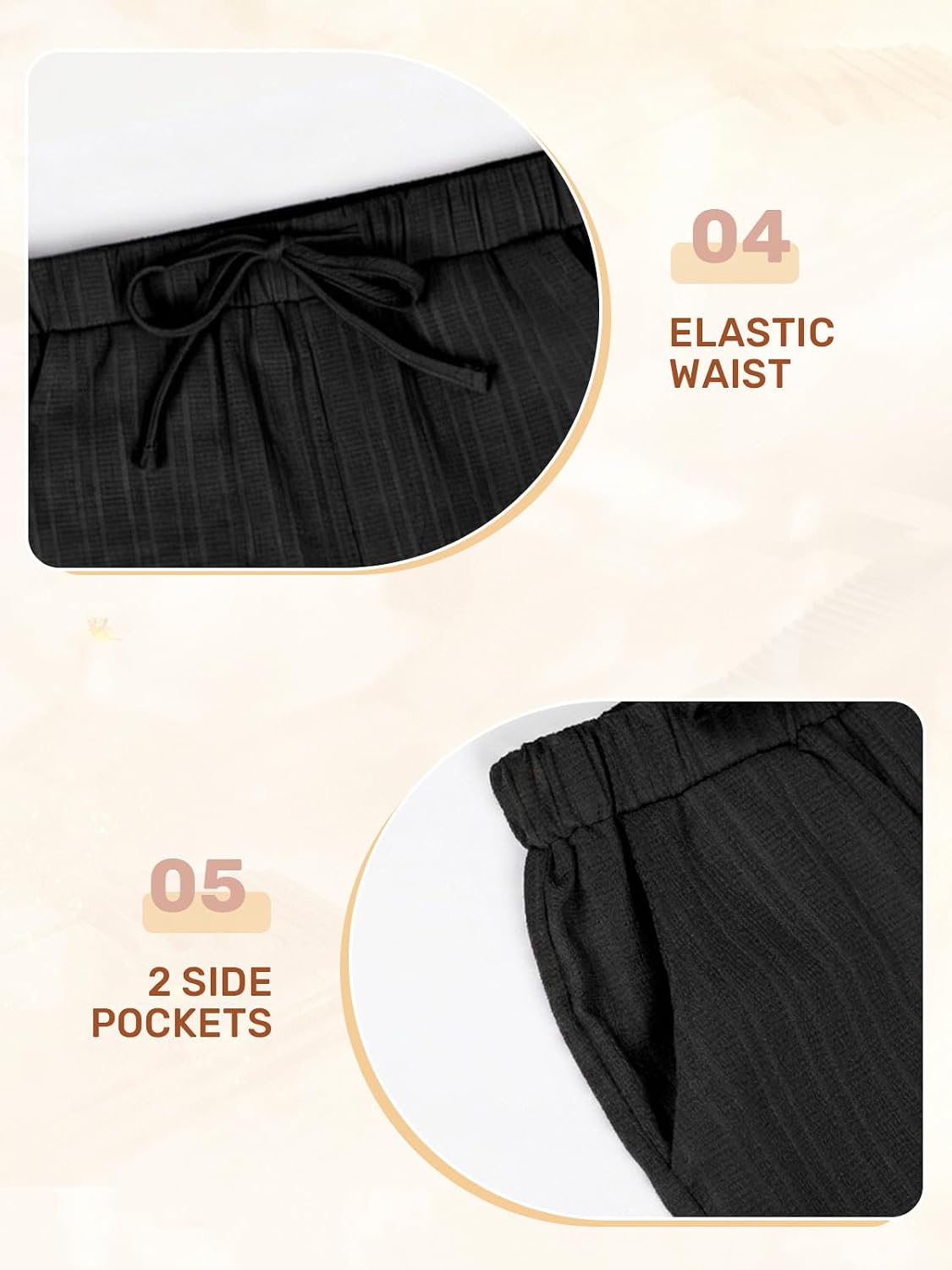 Boys' Clothing Sets 2 Piece Textured Shirt and Pants Outfits 5-14Y