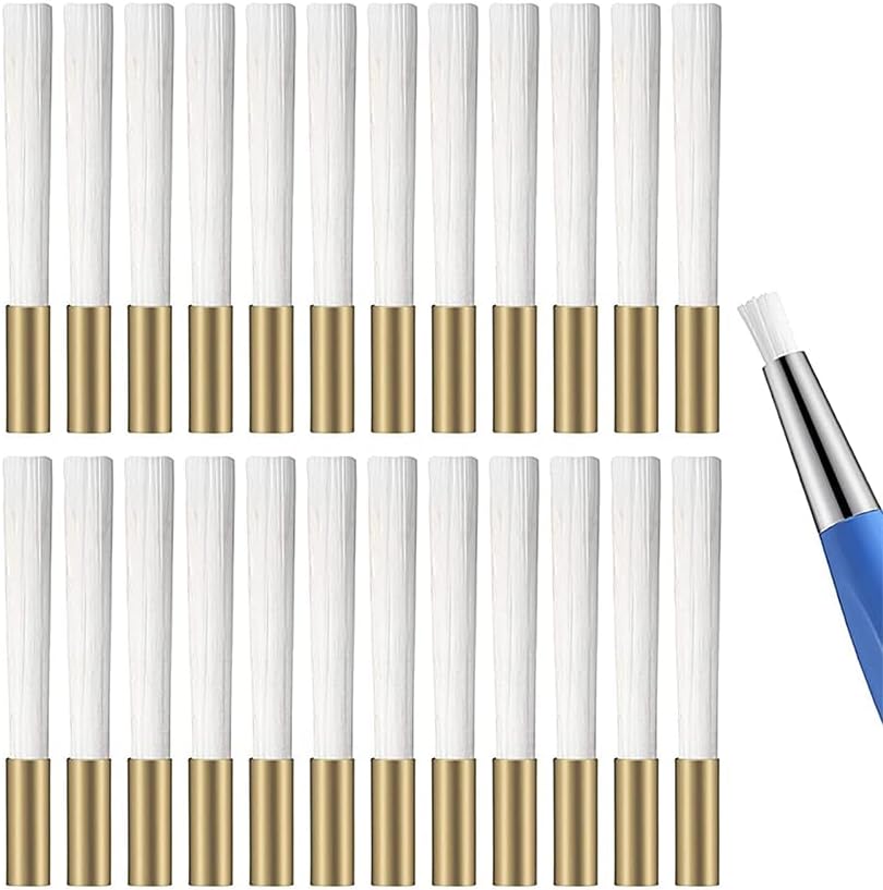 Fiberglass Scratch Brush Refills, 24 Pack, Medium, 1-1/4 inches