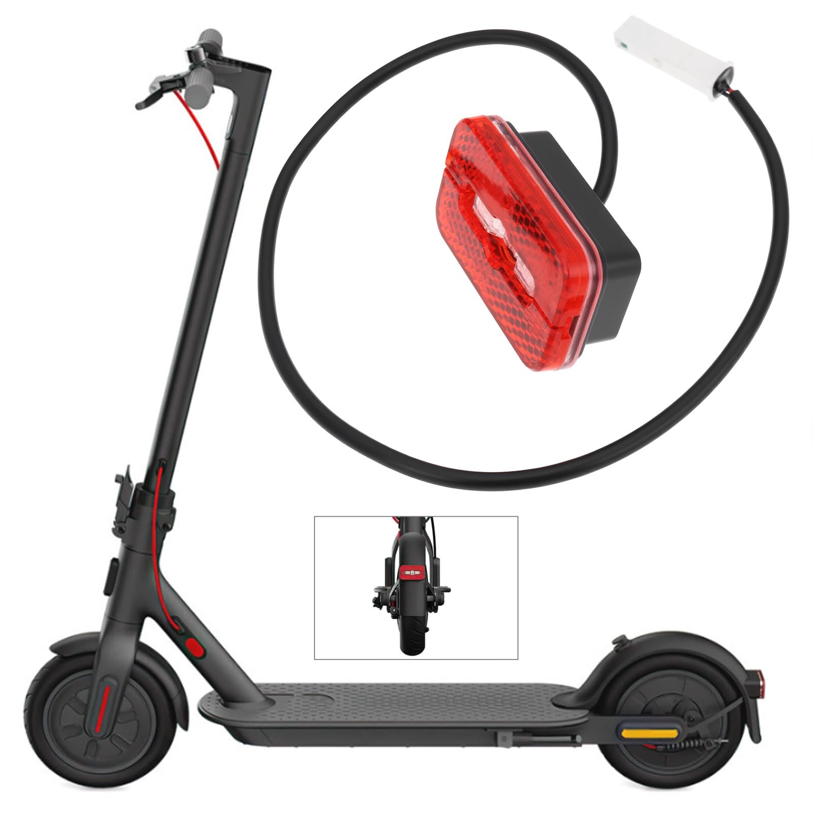 EMSea Tylne światło LED 400 mm kompatybilne z Xiaomi Electric Scooter 3 Lite 51 x 30 x 19 mm