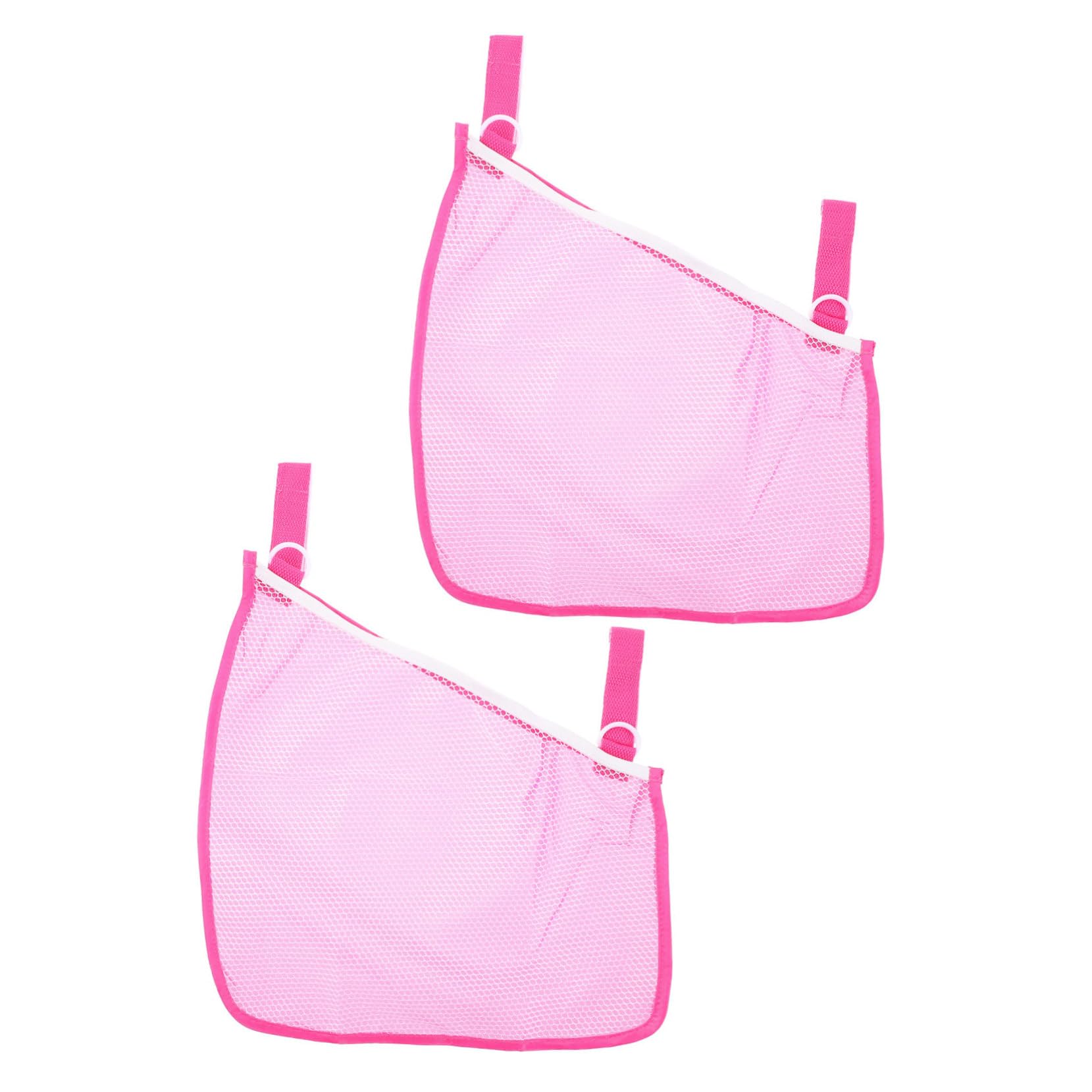 Abaodam 2 Pack Stroller Sling Bag Mesh Storage Organizer for Baby Travel Portable Side Sling Waterproof Reusable