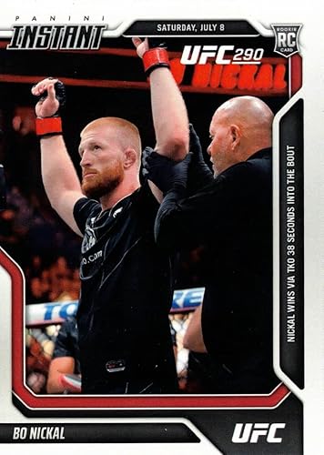 2023 Panini Instant #56 Bo Nickal UFC Card wRookie Card logo - Only 389 made!