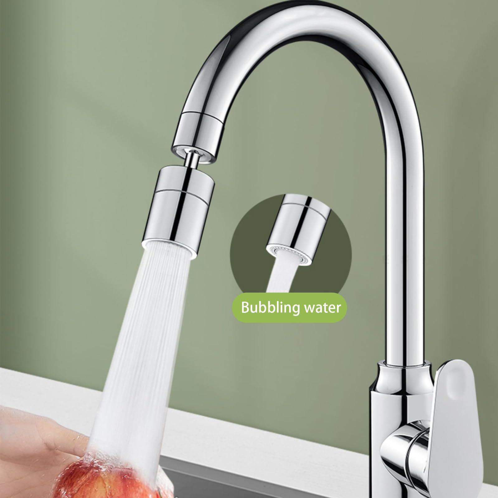 Aireador incluye 6 Aireador Grifo Cocina, Proceso de Electrodeposición Fabricado en Cobre Adaptador Grifo Cocina, Estructura Giratoria Universal, Aireador para Baño (Adaptador 18mm a 22mm)