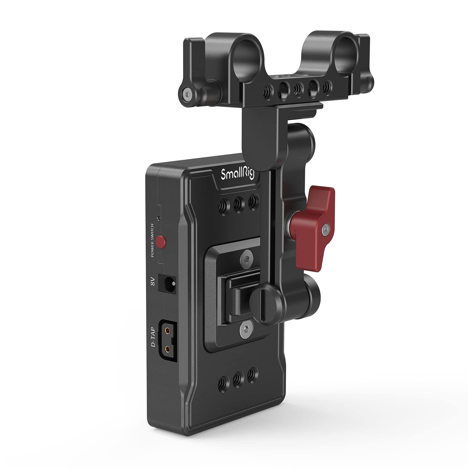 Piastra Adattatore Per Batteria V-Mount SMALLRIG 3499: Con Braccio E Morsetto Per Asta 15mm, Uscite Multiple - 2