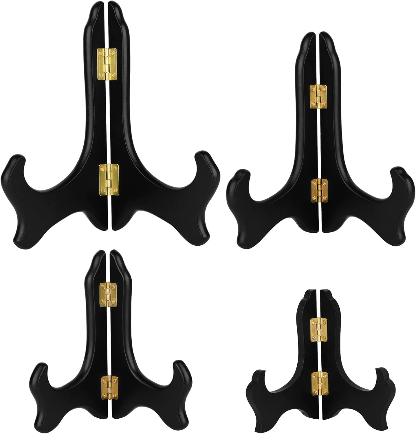 Beautyflier Wooden Display Stand, Wooden Easels Holder Decorative Plate Stands for