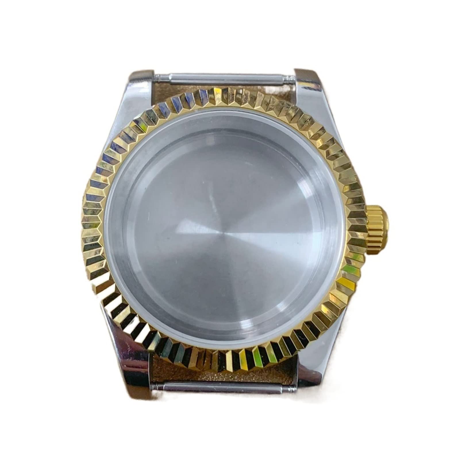 Caja PVD de 39 mm, Movimiento automático NH35/NH36, Acero Inoxidable, Cristal de Zafiro, Brazalete con Fondo