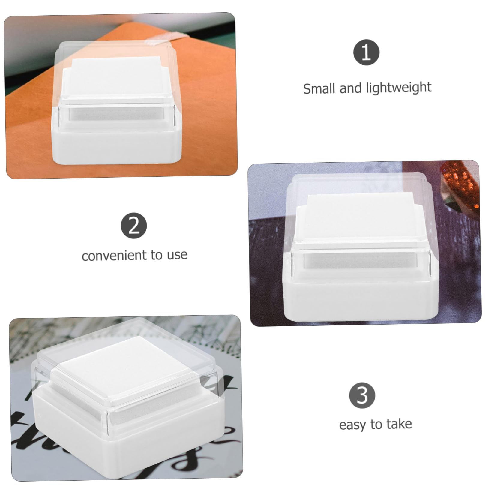 25 Piezas Almohadilla De Tinta Almohadillas De Tinta Diy Para Huellas Dactilares Almohadillas De Tinta Lavables Almohadillas Para Sellos Artesanales De Bricolaje Esponja SHINEOFI
