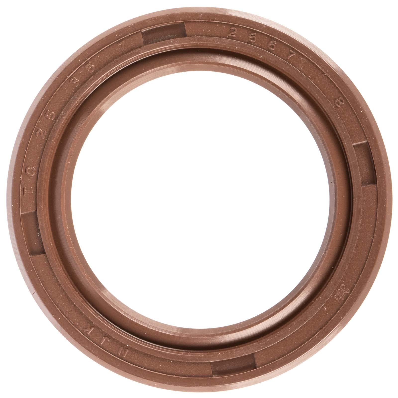 NJK Wellendichtring 25x72x07 – FPM Mit Staublippe, Passend Für MZ ETZ 250, Braun