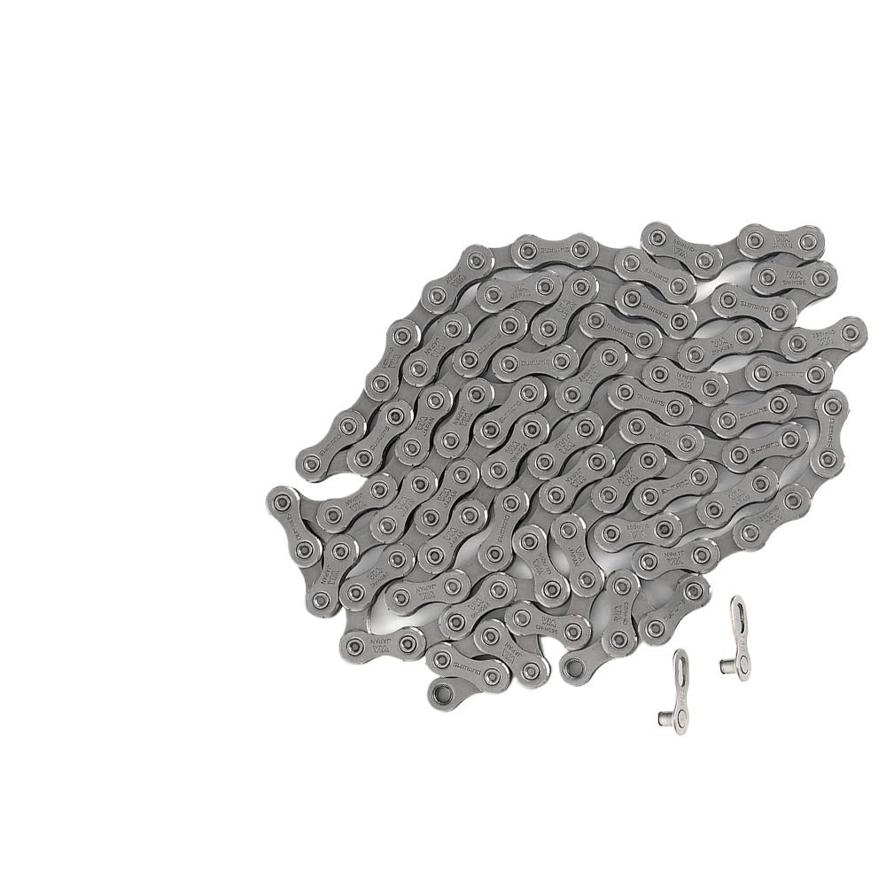 Fahrradkette, Kette for MTB Fahrrad Ebike 10 Speed ​​10s 10v Super Narrow Silvery 1X10 Mountain