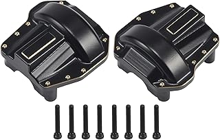 AMK SCX10 III Brass Diff Cover 76g 1/10 Capra Portal Axle Differential Housing Front Rear Set for RC Crawler Axial SCX10 Pro UTB10 Upgrades AR45P