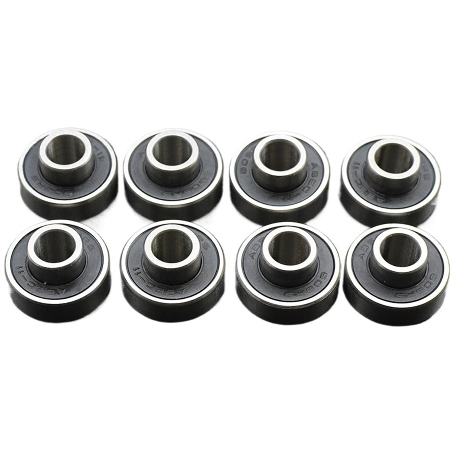Lot de 8 roulements 608 RS 8 x 22 x 7 mm ABEC-11, entretoise intégrée, roulement 608 for Skateboard et Longboard