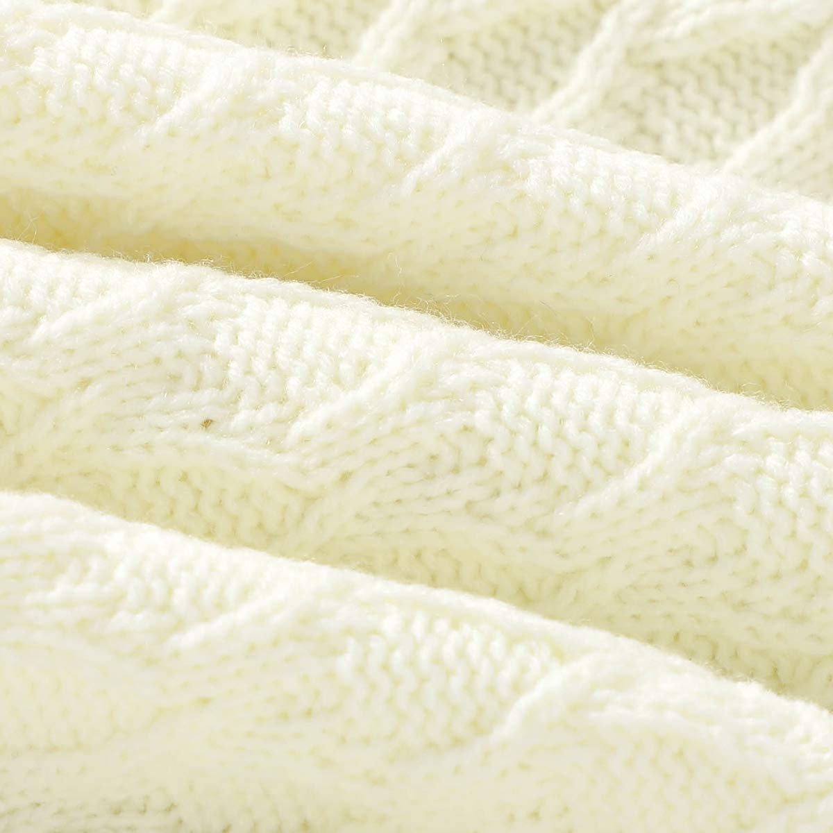 Grenouillère en tricot pour bébé garçon, fille, couleur unie, mignonne, décontractée à manches longues, tenue d'hiver chaude avec chapeau pour nouveau-né