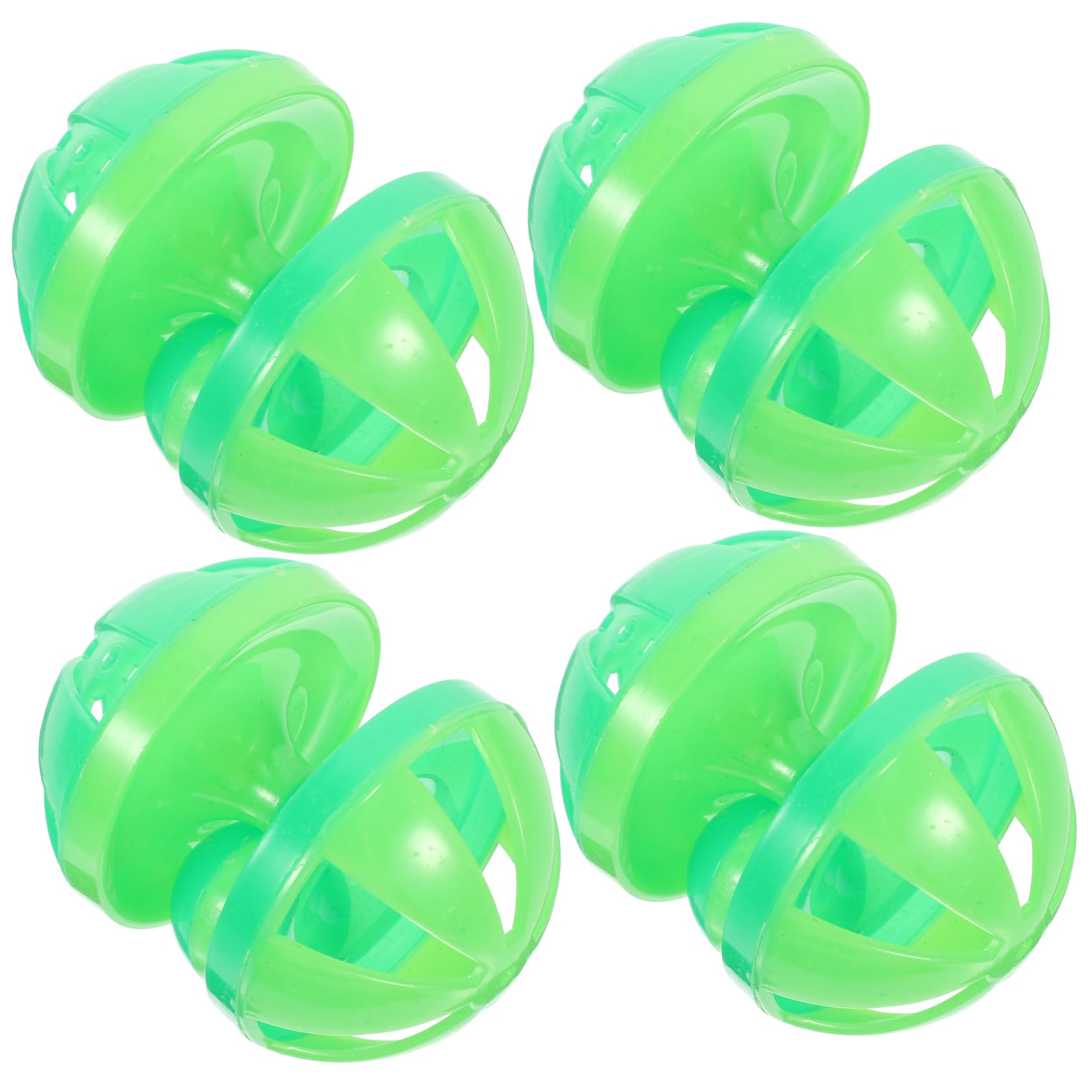 VICASKY 4pcs Cat Ball with Design Interactive Plastic Teasing Balls for Engaging Playtime Funny Supplies for Cats Random Colors Random Color