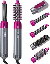 Escova Secadora 5 Em 1 Secador Modelador Alisador Elétrico Ar Quente Pente Modelador De Cabelos - YODHE