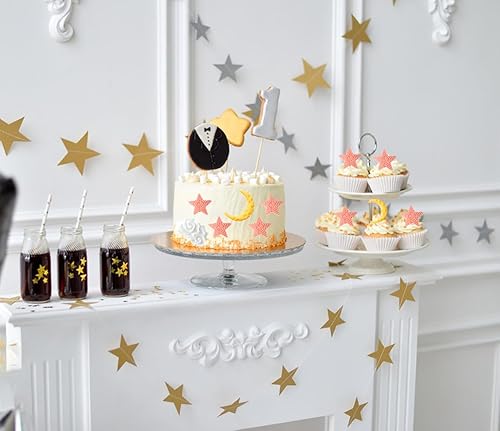 Miniatura 5 de 2 moldes de silicona para luna y estrella, molde de fondant de nube, luna, estrella, nube, chocolate, chocolate, hornear, pasteles de azúcar