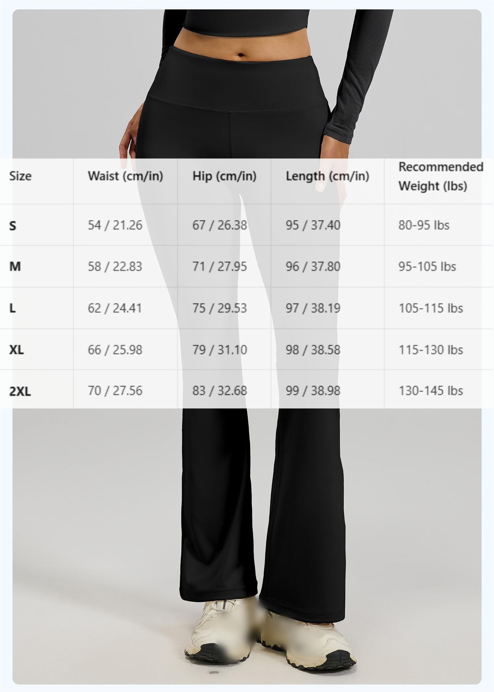 Flare legginsy scrunch dla kobiet spodnie sukienka z wysokim stanem kontrola brzucha bootcut legginsy treningowe siłownia spodnie do jogi