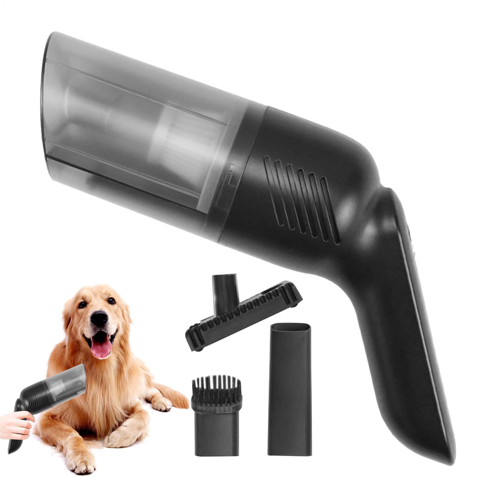 Aspirateur de toilettage pour chien sans fil contre les poils morts