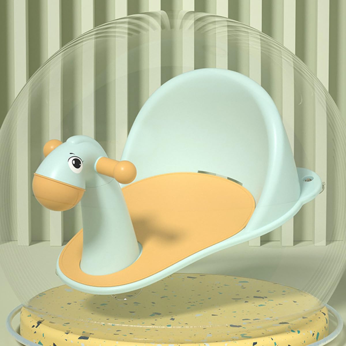 Siège de Bain pour Bébé Antidérapant Pp Ventouses et Accoudoirs