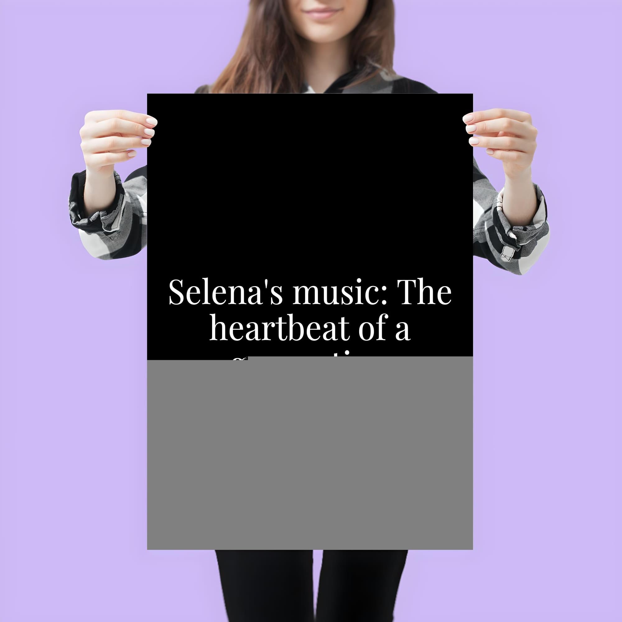 Amazon.com: Selena Poster 24x36 - Selena Quintanilla Music Poster