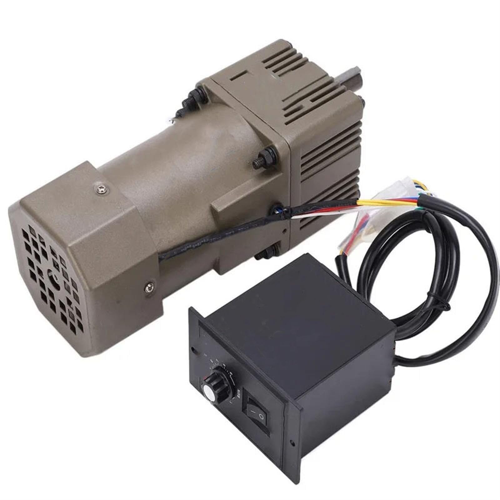 Motorreductor reversible de CA de 90 W, 220 V CA, marco de 90 x 90 mm, 5RK90GU-CF, motorreductor de velocidad ajustable con regulador Reducción de par(54rpm)
