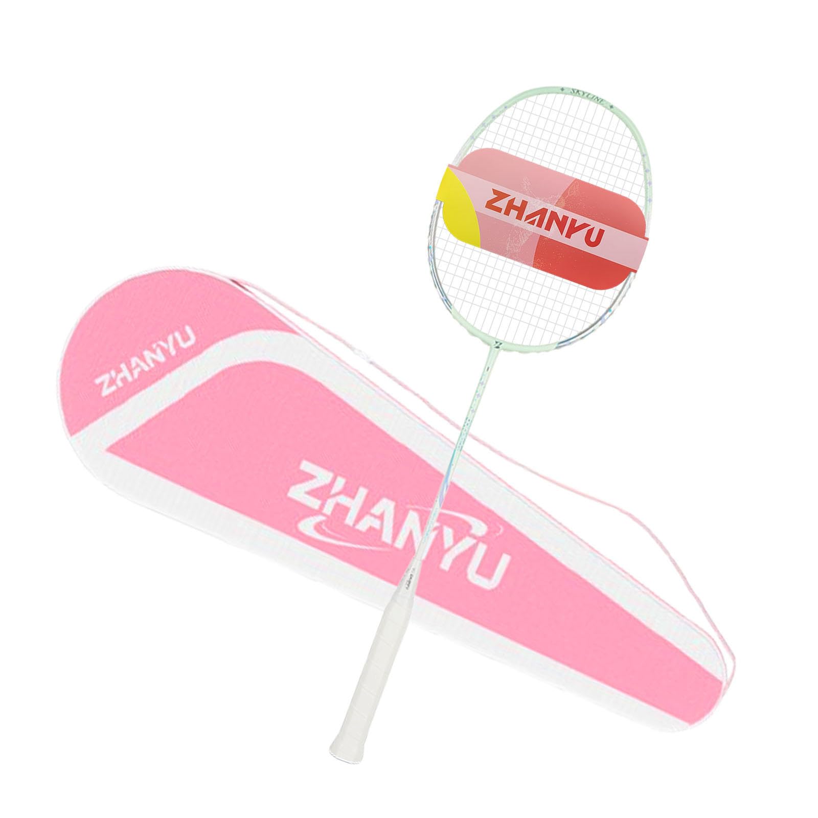Badminton Racket,Badminton Rackets,Both Offensive and Defensive,Lightweight 75g All Carbon Fiber One-Piece Molded Professional Durable Single Racket,Including 1 Ball Bag