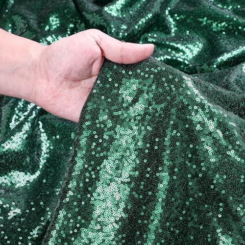 Image of B-COOL Sequin Tablecloth Glitter Birthday Table Cloth Sparkly Shimmer for Rectangle Table Cloth 90 x 90 Inches Overlay Cloths for Party Supplies Event Wedding Decorations