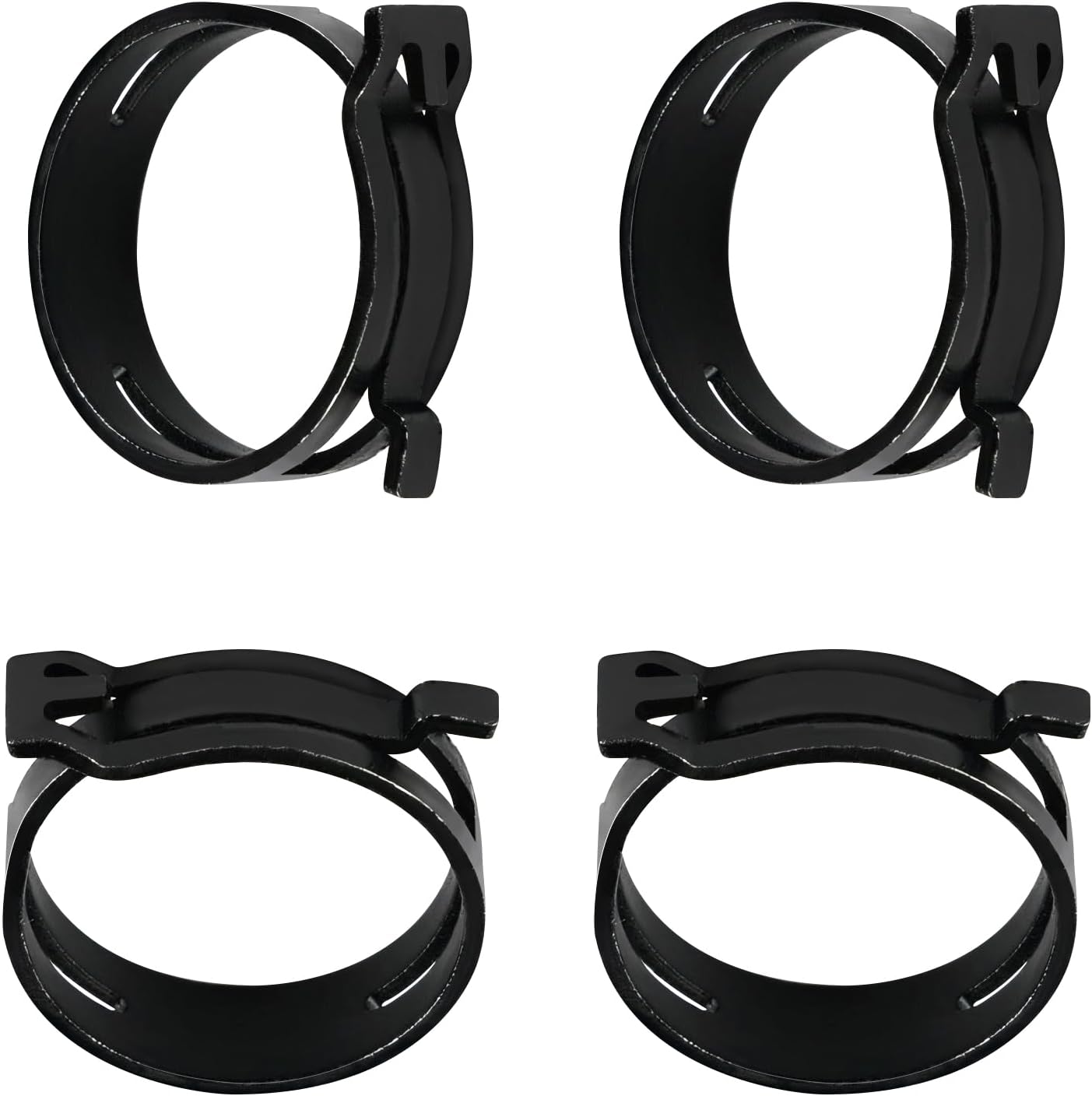Bevinsee 4 pcs Upper & Lower Radiator Hose Clamps Kit 19511-PH7-003 Compatible with Honda Civic 2006-2011 Accord CR-V Element Fit Odyssey Pilot Prelude S-2000