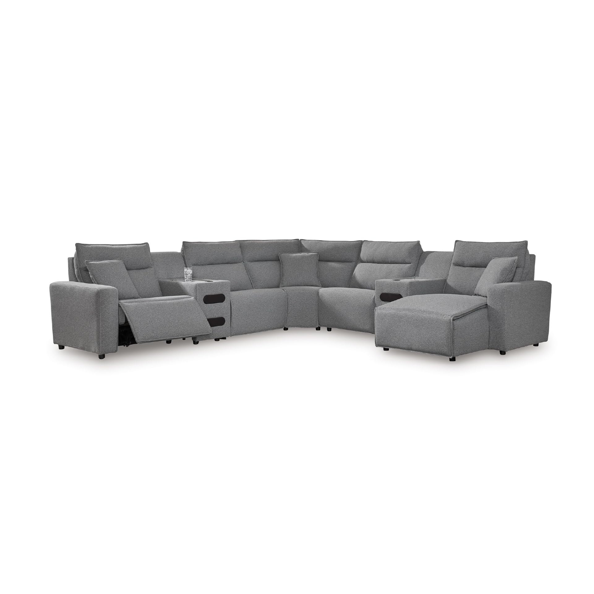 Signature Design by Ashley 7-Piece Power Reclining Sectional with Chaise